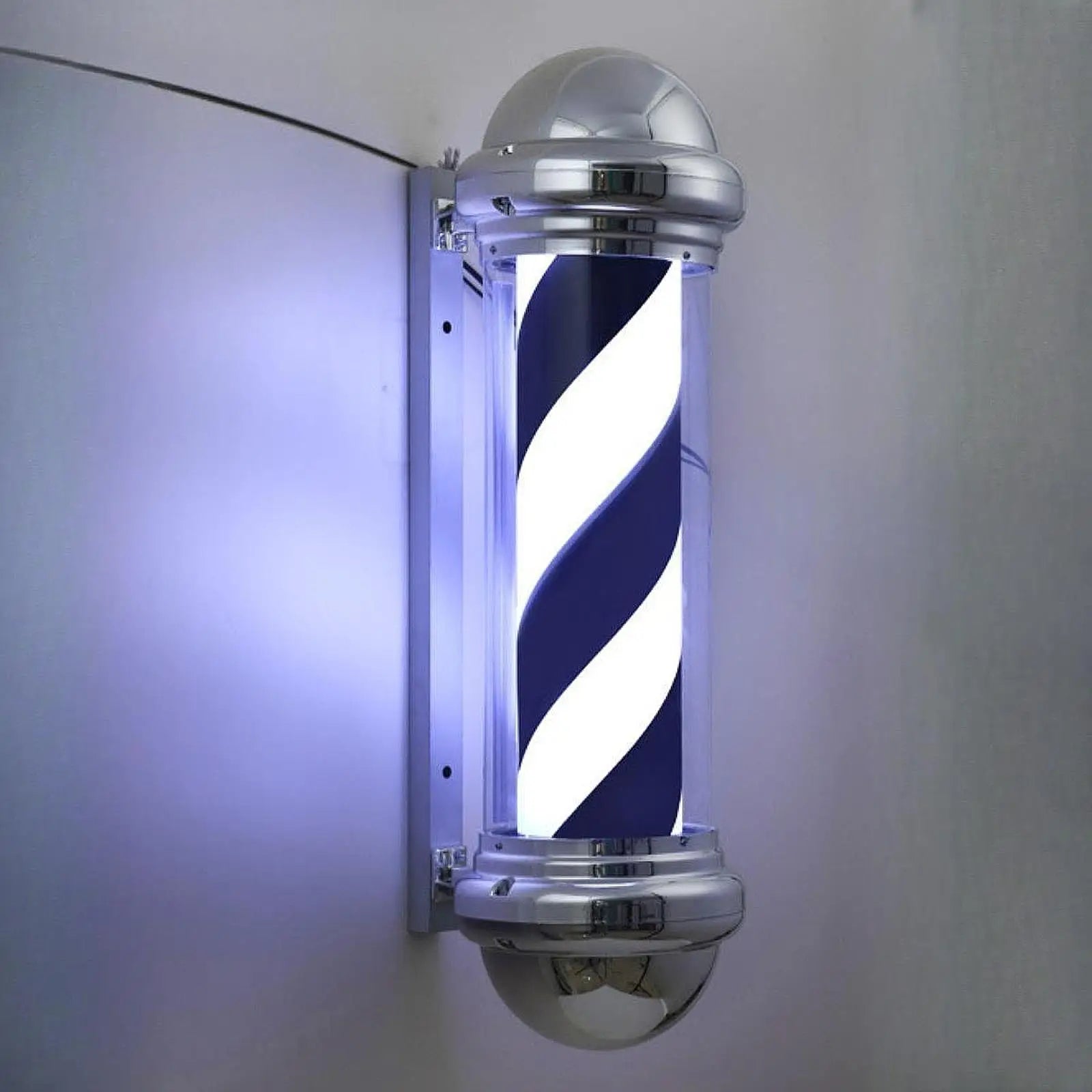 Indoor barber pole