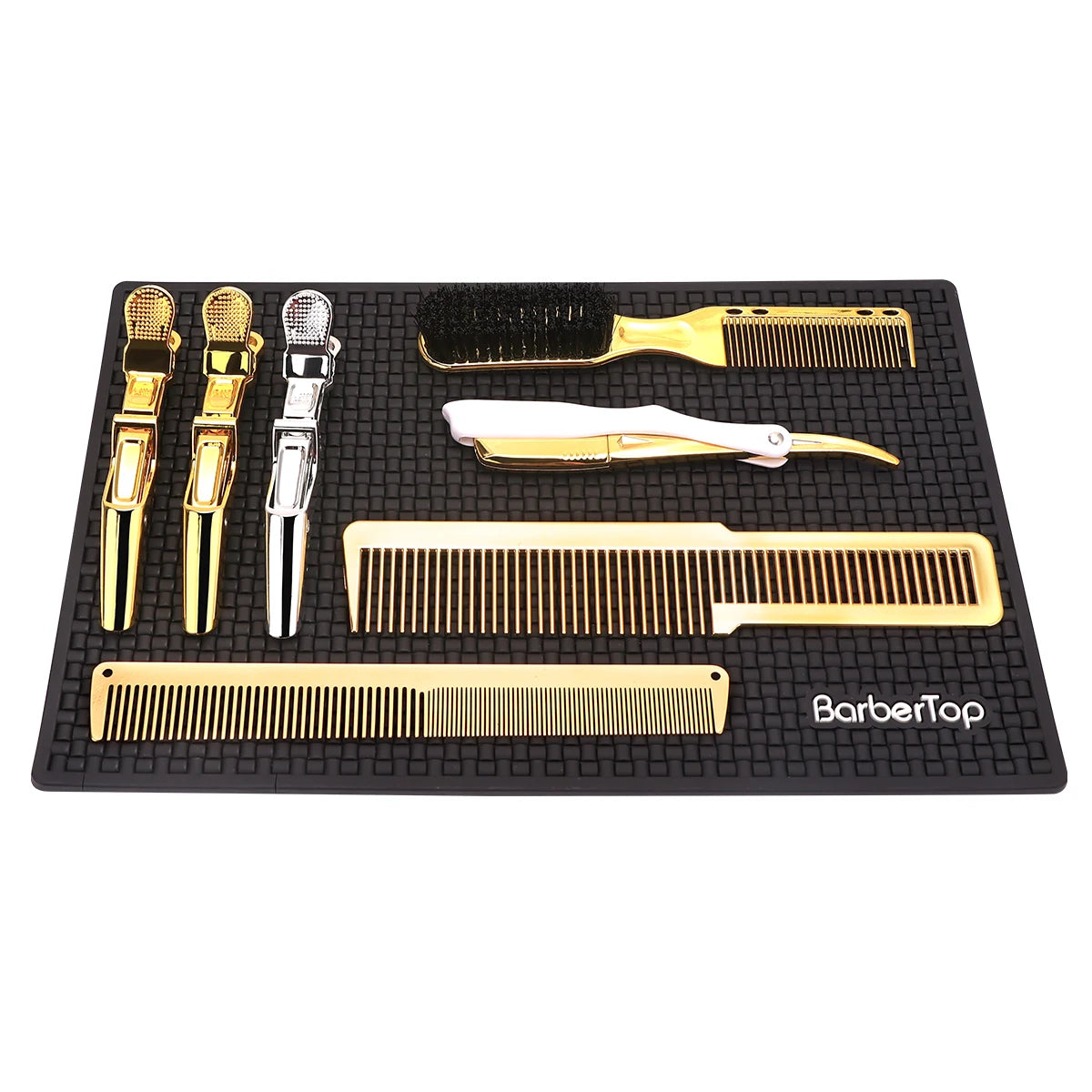 Barbershop Anti-slip Flexible Rubber station mat