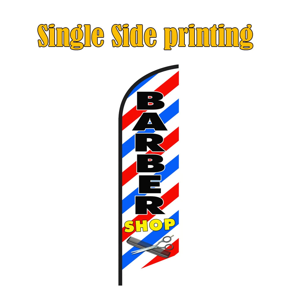 Barber Shop Outdoor advertising Flag