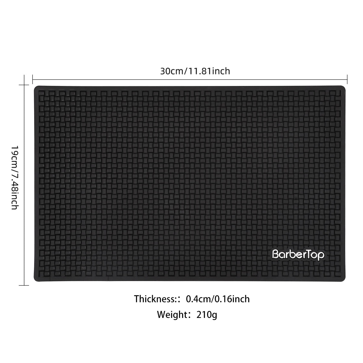 Barbershop Anti-slip Flexible Rubber station mat