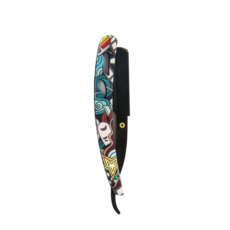 Straight razor blade holder