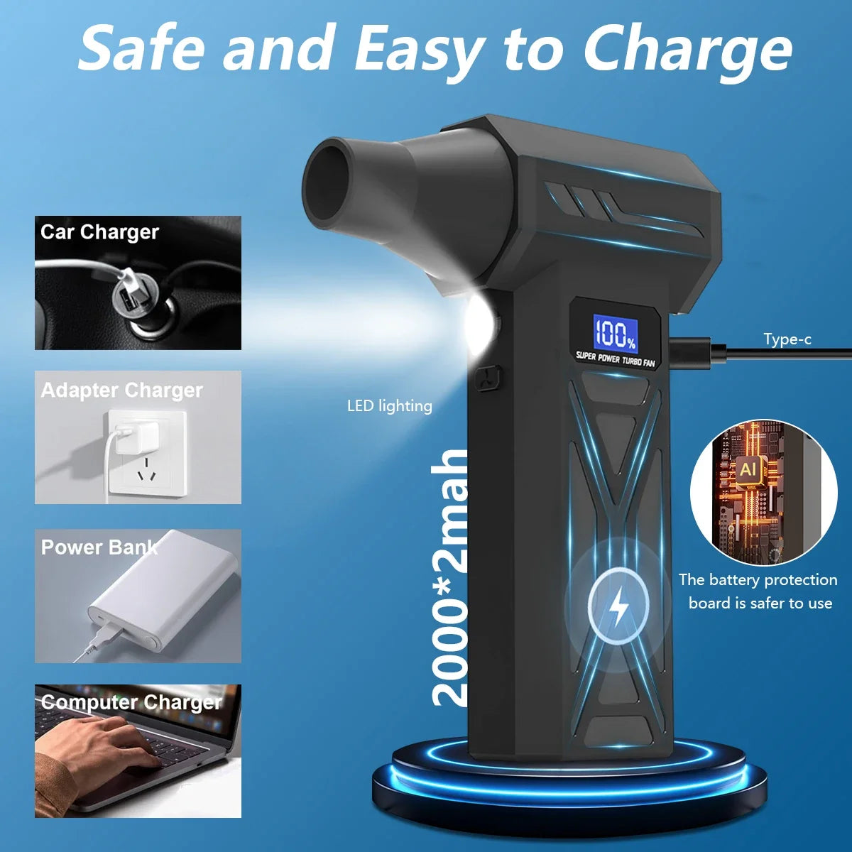 Cordless Compressed Air Duster