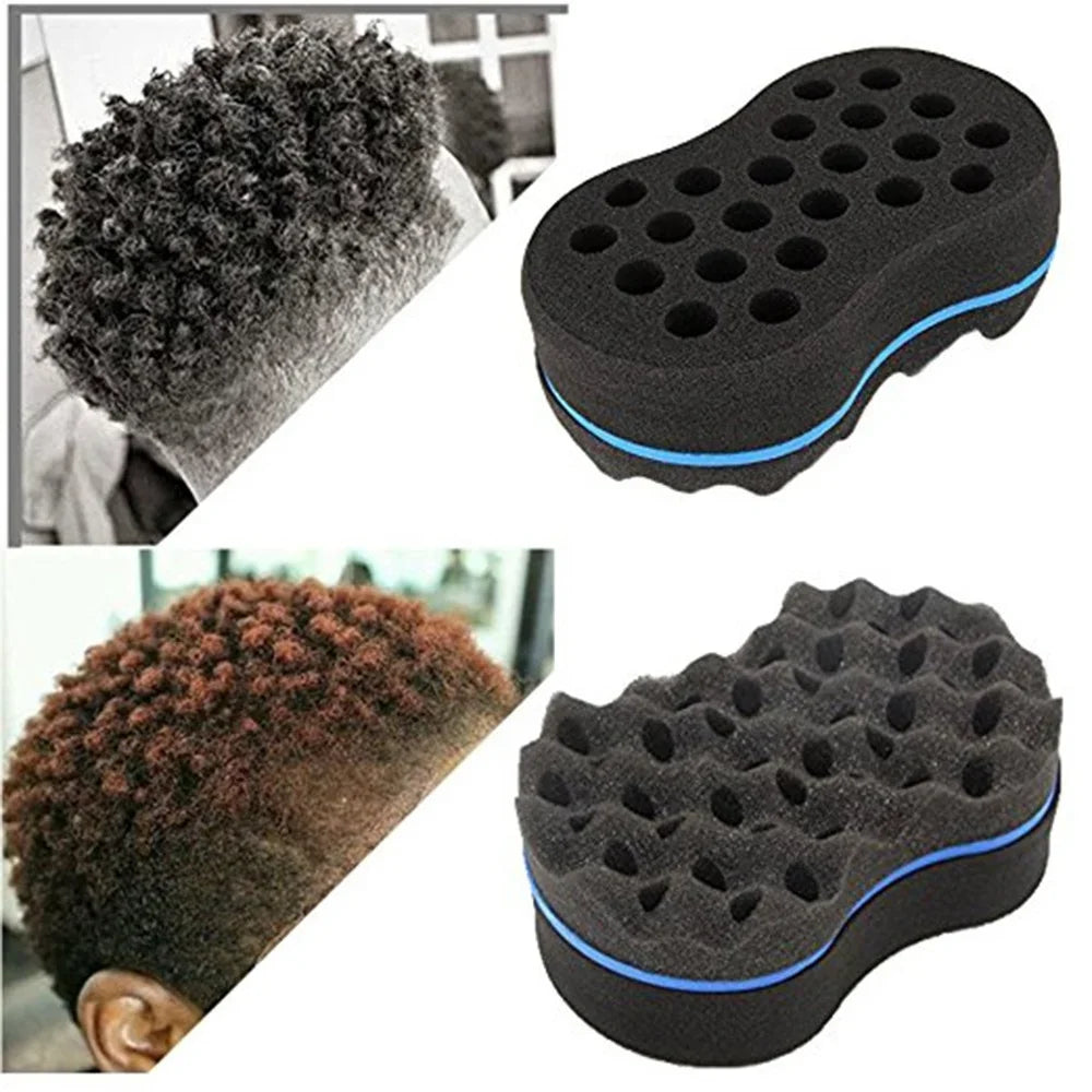 Double sided curl sponge