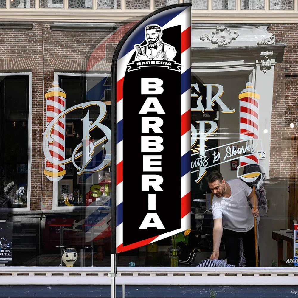 Barber Shop Outdoor advertising Flag