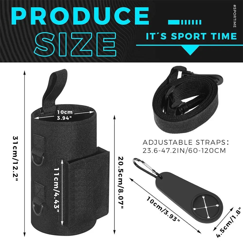 Magnetic gym gear holder