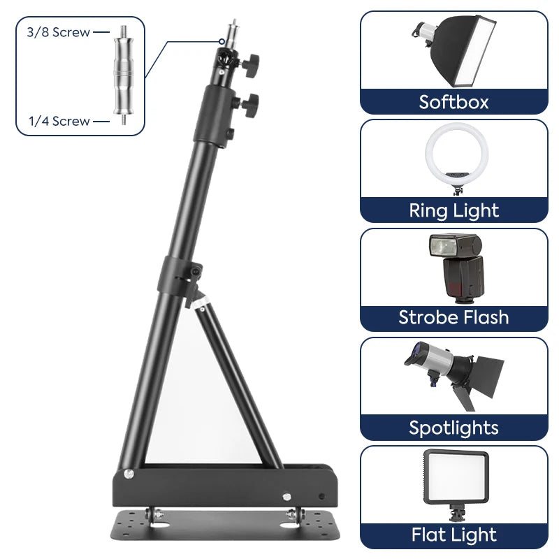 22" LED Ring Light, With 54"/69"Wall Mount